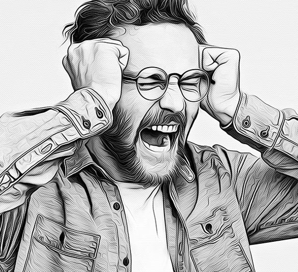 Pen Drawing Art Photoshop Action